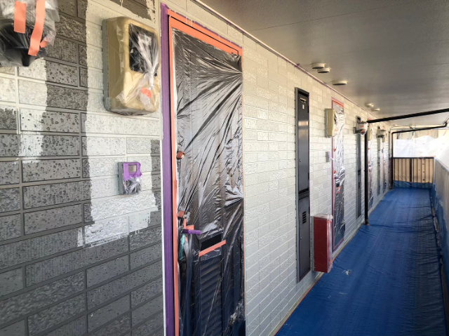 つくば市アパート外装メンテナンス